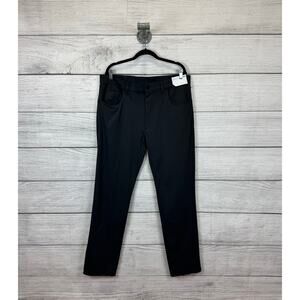 Stylus Men's Gray Slim Fit 5 Pocket Stretch Pants Size 38x32